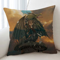 Axyaa Skull Lighthouse Monster Cushion Covers 45x45CM - Cool Art Animals Scary Design