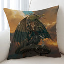 Axyaa Skull Lighthouse Monster Cushion Covers 45x45CM - Cool Art Animals Scary Design