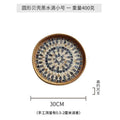 Axyaa Handmade Rattan Shell Tray for Home Decor and Serving