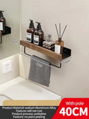 Axyaa Wall Mount Storage Rack for Living Room, Bathroom, and Kitchen