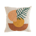 Axyaa Sunset Mountain Moon Plant Abstract Tufted Pillow Cover Cozy Decor Geometric Art