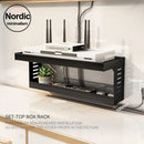 Axyaa Router Rack Shelf 2-layer Storage Holder Seasoning Bottles Kitchen Shelves
