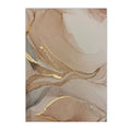 Pink Marble Abstract Canvas Painting Wall Art Print Home Decor by Axyaa
