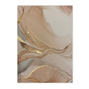 Pink Marble Abstract Canvas Painting Wall Art Print Home Decor by Axyaa