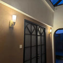 Axyaa Luxury Gold Silver Wall Sconce Glass Mirror Light