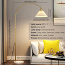 Axyaa Nordic Fishing LED Floor Lamp for Modern Living Spaces.