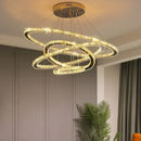 Axyaa Crystal Chandelier Pendant Light for Modern Ceiling Home Decor