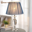 Axyaa Postmodern Crystal Table Lamp | Nordic High-end Decorative Bedroom Desk Lamp