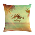 Axyaa Printed Linen Pillowcase 45*45cm for Sofa Chair Decoration