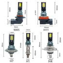 Axyaa Super Bright LED Car Headlight Motorcycle Fog Lamps 12v 24V 80W