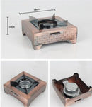 Axya Mini Brass Alcohol Stove: Portable Outdoor Camp Cooking Burner