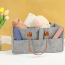 Axyaa Felt Cloth Stroller Bag: Large Capacity, Luxury PU Leather, Carrying Handle