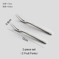 Axyaa Stainless Steel Stone Pattern Dinnerware Set Knife Fork Spoon Kitchen Tools