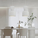 Axyaa Wabi Sabi Chandelier: Milk Tea Shop Pendent Lamp in Cool White for Stylish Living Rooms