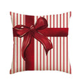 Axyaa Christmas Joy Snow Holiday Pillow Cover for Sofa Couch