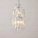 Axyaa Vintage Glass Chandelier: Elegant Antique-Style Lighting Fixture for Living, Dining, Bedroom