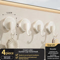 Axyaa Multi-Purpose Adhesive Coat Key Kitchen Storage Hook Rack
