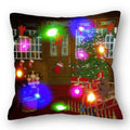 Christmas Santa LED Light Pillowcase for Home Decor, 45x45cm - Axyaa