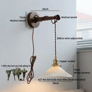 Axyaa Nordic Ceramic Flower Wall Lamp for Modern Bedroom Decor & Lighting