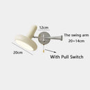 Axyaa Nordic LED Wall Sconce Swing Arm Bedside Reading Light Fixture