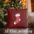 Axyaa Christmas Fun Pillow Covers for Sofa Bedroom Car Cushion Decor