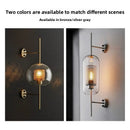 Modern Nordic Minimalist Iron Glass Ball Wall Lamp for Hotel Bedside, Axyaa Gold Design Led Wall Light