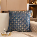 Axyaa Geometric Jacquard Square Cushion Cover 45x45 Polyester Throw Pillowcase