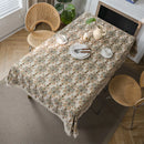 Axya American Floral Jacquard Bohemian Table Cloth - Thick, Stylish Table Cover