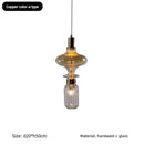 Axyaa Glass Bubble LED Pendant Lamps for Kitchen Dining Bedroom Designer Installation