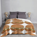 Axyaa Personalized McChicken Throw Blanket Large - Custom Gift Blankets