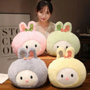 Axyaa Rabbit Warm Hands Cushion Napping Pillow for Winter Comfort