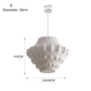 Axyaa Designer Silk Pendant Lamp: Elegant LED Lighting for Dining Room & Kitchen Island