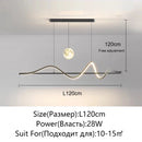 Axyaa LED Pendant Lights - Minimalist Home Decor for Dining Room, Kitchen, Living Room