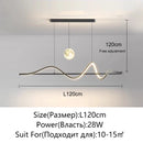 Axyaa LED Pendant Lights: Modern Minimalist Home Decor for Dining, Kitchen, Living Room, Office