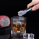 Axyaa Silicone Head Stainless Steel Food Tongs