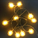 Axyaa Furry Snowball String Lights for Wedding Party Decoration