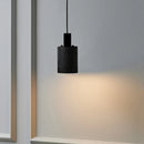 Axyaa Black Stone LED Pendent Lamp for Modern Home and Coffee Shop Décor
