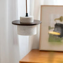 Cream Wabi Sabi Bedroom Pendant Light by Axyaa
