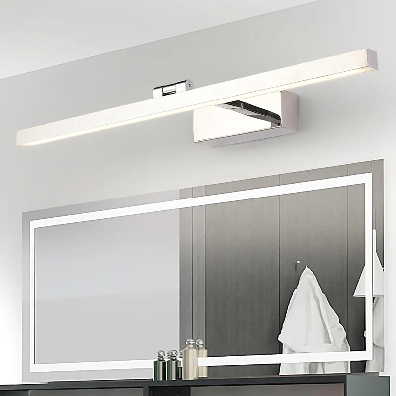 Axyaa Stainless Steel LED Mirror Light for Home Club KTV Bathroom