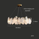 Axyaa Nordic White Cloud Glass LED Pendant Light Chandelier