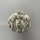 Axyaa Ceramic Bud Vase Handcrafted Petal Shape Irregular Fold Home Decor Ornament