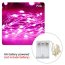 Axyaa LED Fairy Lights Battery Operated Copper Wire String Lights for Outdoor Events