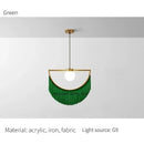 Axyaa Nordic Ins Style Pink Tassel Chandelier