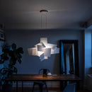 Axyaa Acrylic Stacked Pendant Light for Modern Living Room and Bar Decor
