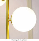 Axyaa Balloon Glass Floor Lamp 5-head, Modern Minimalist Design for Living Room Bedroom