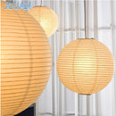 Axyaa Japanese Style LED Paper Pendant Lamps for Home and Restaurant Decor