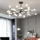 Axyaa Luxury Firefly Chandeliers: Modern Petal LED Pendant Lights for Home Indoor Lighting