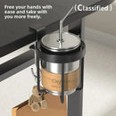 Axyaa Desktop Cup Holder with Hook for Easy Teacup Organization
