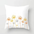 Axyaa Abstract Line Flower Print Pillowcase