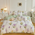 Axyaa Strawberry Double Sheet Bedding Set: Queen/King Size Comforter & Duvet Cover